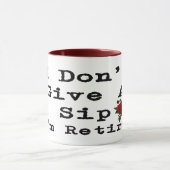 lustiges Ruhestand-Sprichwort ich gebe keinen Schl Tasse (Zentrum)