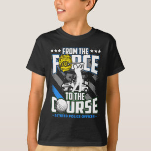 Lustiges Ruheständler-Läuse-Offizier Golf-Ruhestan T-Shirt