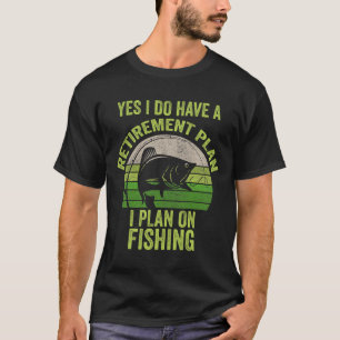 Lustiges Ruhestands-Fischer-Shirt für Männer T-Shirt