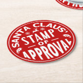 Lustiges Runder Pappuntersetzer (Angewinkelt)