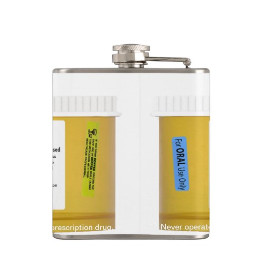 Lustiges RX Flachmann (Rückseite)