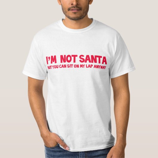 Lustiges Sankt-Shirt T-Shirt (Vorderseite)