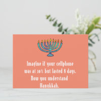 Lustiges sarkastisches Hanukkah Chanukah-Handy-Zit