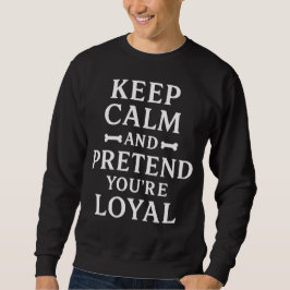 Lustiges sarkastisches Hundehumor-Design Sweatshirt