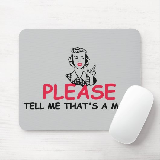 Lustiges sarkastisches mousepad (Mit Mouse)