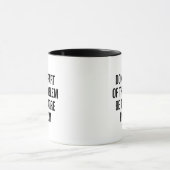 Lustiges sarkastisches Problem Zitat Kaffee Tasse (Zentrum)