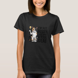 lustiges sarkastisches Tier ironisches Katzendesig T-Shirt