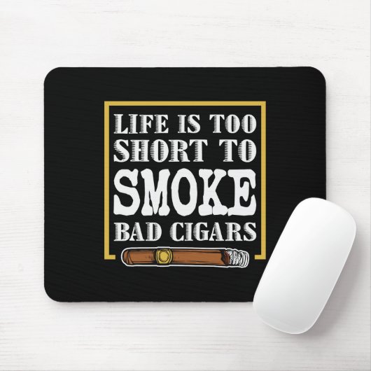 Lustiges sarkastisches Zigarren-Zitat Mousepad (Mit Mouse)
