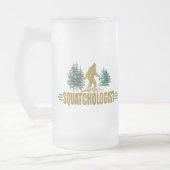 Lustiges Sasquatch, Bigfoot Mattglas Bierglas (Links)