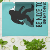 Lustiges Sasquatch Handtuch (Gefaltet)