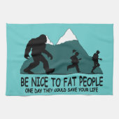 Lustiges Sasquatch Handtuch (Horizontal)