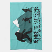 Lustiges Sasquatch Handtuch (Vertikal)