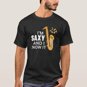 Lustiges Saxophonistengeschenk für Jazzmusiker T-Shirt