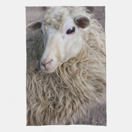 Lustiges Schaf Handtuch (Vertikal)