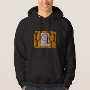 Lustiges Schild 'Mango nicht berühren' Hoodie