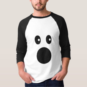 Lustiges schockiertes Gesicht Emoji Minimaler Cart T-Shirt