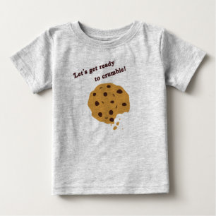 Lustiges Schokoladen-Chip-Keks-T-Shirt Baby T-shirt