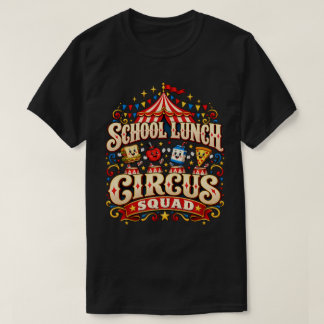 Lustiges Schulmittagessen-Crew-Cafeteria-Personal- T-Shirt