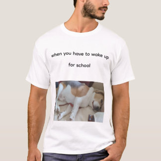 Lustiges Schult-Shirt für den Gang zurück zur Schu T-Shirt