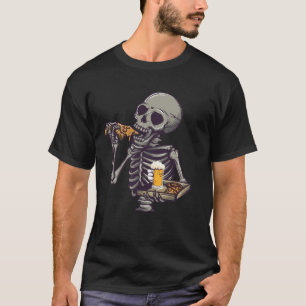 Lustiges Schwangerschaft-Paar-Vater-Skelett-Hallow T-Shirt