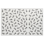 Lustiges schwarzes Ameisen-Muster Stoff (Fat Quarter (45,7 x 55,9 cm))