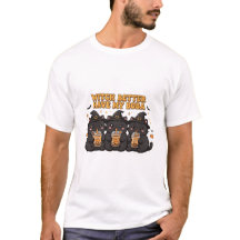 Lustiges Schwarzkatzen Grafik T-Shirt - Süße Carto