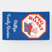 Lustiges Schwein-Braten-Familien-Wiedersehen Banner (Horizontal)