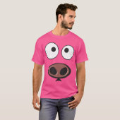 Lustiges Schwein-Gesicht T-Shirt (Vorne ganz)