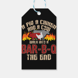Lustiges Schwein Huhn Kuh Bar B Q Bbq Koch Kekse K Geschenkanhänger