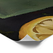 Lustiges Schwein liest Buch – Whimsical Farmhouse Poster (Ecke)