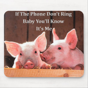 Lustiges Schwein Memes mit lustigen Mousepad