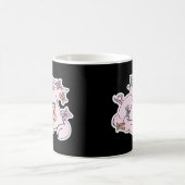lustiges Schwein mit Babypigmenten Kaffeetasse (Mittel)
