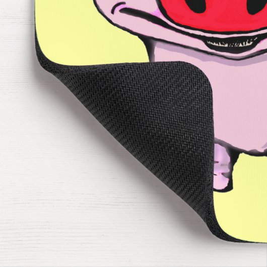 Lustiges Schwein mousepad (Ecke)