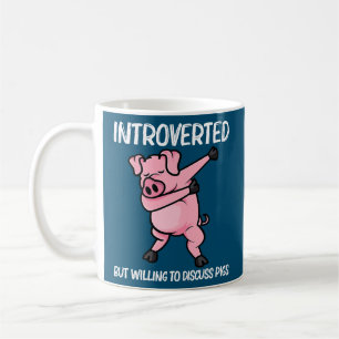 Lustiges Schweinedesign für Männer Frauen Ferkel S Kaffeetasse