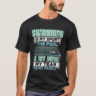 Lustiges Schwimmen-Zitat T-Shirt