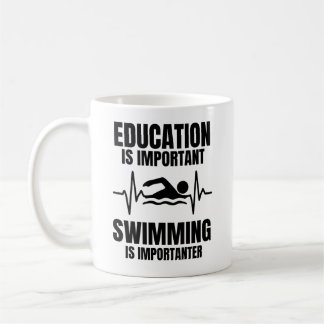 Lustiges Schwimmgeschenk für Schwimmer und Schwimm Kaffeetasse