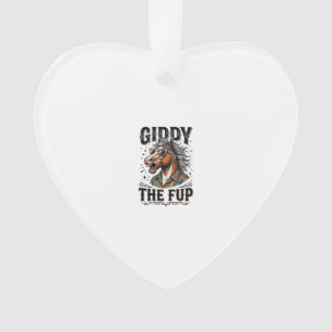Lustiges Schwindel erregendes Fup-Pferd Vintage-St Ornament