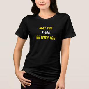 Lustiges Sci-Fi-Wortspiel Sarkastisches Zitat T-Sh Tri-Blend Shirt