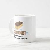 Lustiges Scrubologist Kaffeetasse (Vorderseite Links)