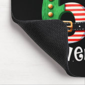 Lustiges Sechs Sieben 67 Meme 6 7 Elf Santa Weihna Mousepad (Ecke)