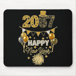 Lustiges Sechs Sieben 67 Meme Frohes Neues Jahr Mousepad