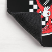 Lustiges Sechs Sieben 67 Valentinstag Herz Männer Mousepad (Ecke)