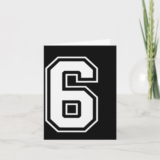 Lustiges Sechs Sieben 6 7 Meme Design Karte (Vorderseite)