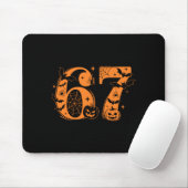 Lustiges Sechs Sieben 6 7 Meme Design Paare Hallow Mousepad (Mit Mouse)