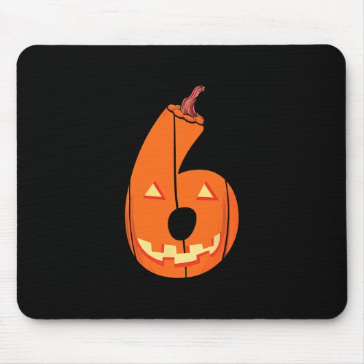 Lustiges Sechs Sieben 6 7 Meme Design Paare Hallow Mousepad (Vorne)