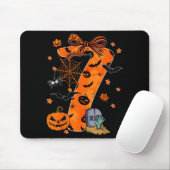 Lustiges Sechs Sieben 6 7 Meme Design Paare Hallow Mousepad (Mit Mouse)