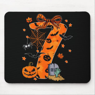 Lustiges Sechs Sieben 6 7 Meme Design Paare Hallow Mousepad