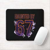 Lustiges Sechs Sieben 6 7 Meme Design Paare Hallow Mousepad (Mit Mouse)