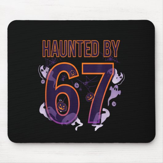 Lustiges Sechs Sieben 6 7 Meme Design Paare Hallow Mousepad (Vorne)
