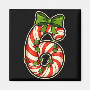Lustiges Sechs Sieben 6 7 Meme Design Weihnachten  Magnet